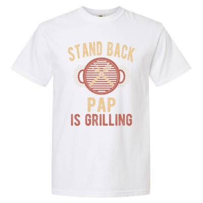 Funny Grilling Pap Bbq Pap Grandpa Cool Gift Garment-Dyed Heavyweight T-Shirt