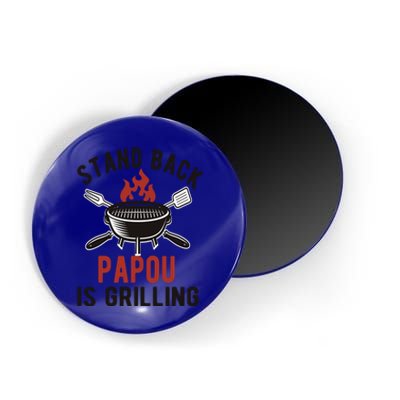 Funny Grilling Papou Bbq Papou Grandpa Great Gift Magnet