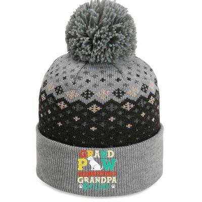 Funny Grand Paw Like A Regular Grandpa But Cooler Grand Paw Gift The Baniff Cuffed Pom Beanie