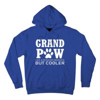 Funny Grand Paw Like A Regular Grandpa But Cooler Lovers Gift Hoodie