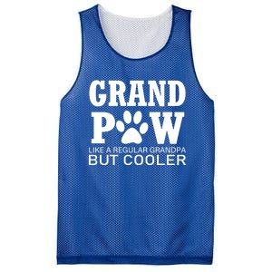 Funny Grand Paw Like A Regular Grandpa But Cooler Lovers Gift Mesh Reversible Basketball Jersey Tank