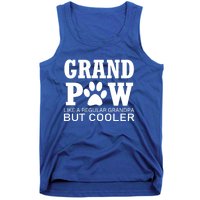 Funny Grand Paw Like A Regular Grandpa But Cooler Lovers Gift Tank Top