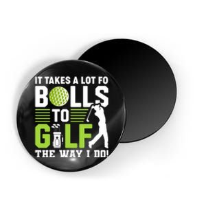 Funny Golf Phrase Graphic Magnet