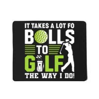 Funny Golf Phrase Graphic Mousepad