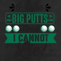 Funny Golf Pun Graphic 7 Panel Mesh Trucker Snapback Hat