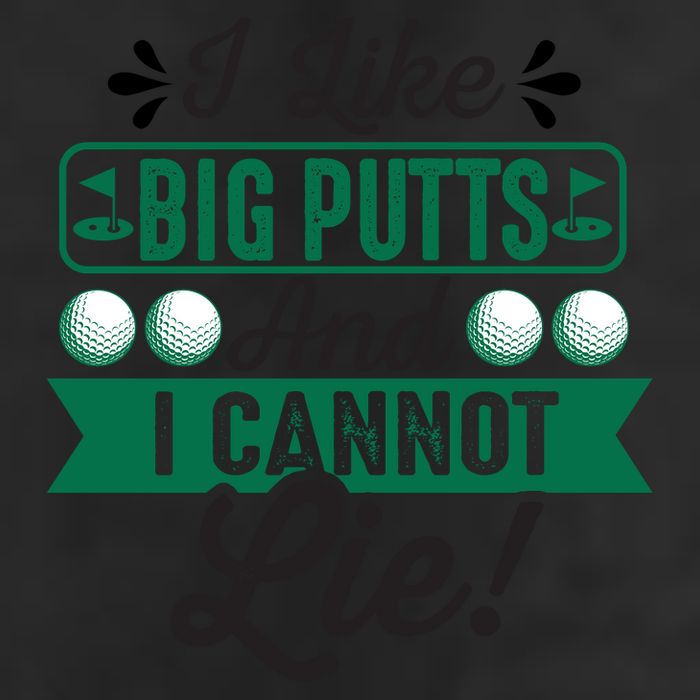 Funny Golf Pun Graphic 7 Panel Mesh Trucker Snapback Hat