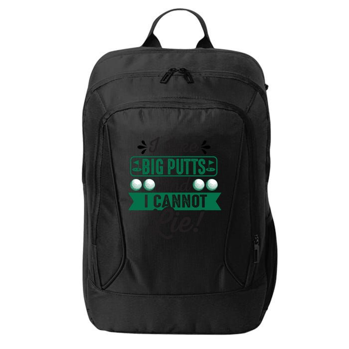 Funny Golf Pun Graphic City Backpack