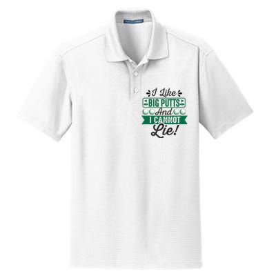 Funny Golf Pun Graphic Dry Zone Grid Polo