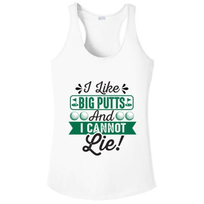 Funny Golf Pun Graphic Ladies PosiCharge Competitor Racerback Tank