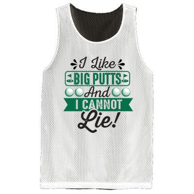 Funny Golf Pun Graphic Mesh Reversible Basketball Jersey Tank