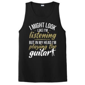 Funny Guitar Player Saying Guitarist I Playing The Guitar PosiCharge Competitor Tank