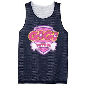 Funny Gigi Patrol Dog Mom, Dad For Women Mesh Reversible Basketball Jersey Tank