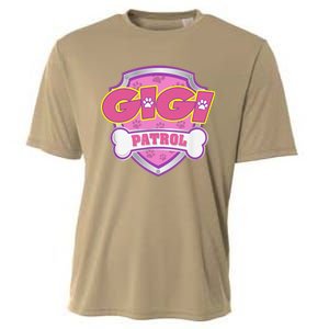 Funny Gigi Patrol Dog Mom, Dad For Women Cooling Performance Crew T-Shirt