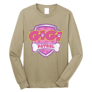 Funny Gigi Patrol Dog Mom, Dad For Women Long Sleeve Shirt