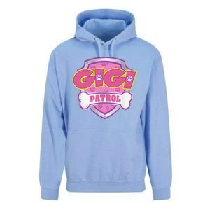 Funny Gigi Patrol Dog Mom, Dad For Women Unisex Surf Hoodie