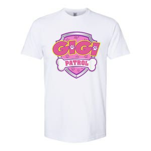 Funny Gigi Patrol Dog Mom, Dad For Women Softstyle CVC T-Shirt