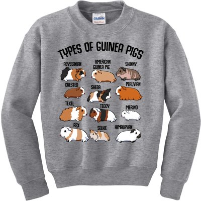 Funny Guinea Pigs Household Pet Animal Rodent Fluffy Cute Kids Sweatshirt