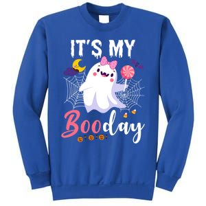 Funny Ghost Pink Bow Its My Boo Day Cute Birthday Halloween Cute Gift Sweatshirt