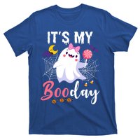 Funny Ghost Pink Bow Its My Boo Day Cute Birthday Halloween Cute Gift T-Shirt