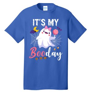 Funny Ghost Pink Bow Its My Boo Day Cute Birthday Halloween Cute Gift Tall T-Shirt