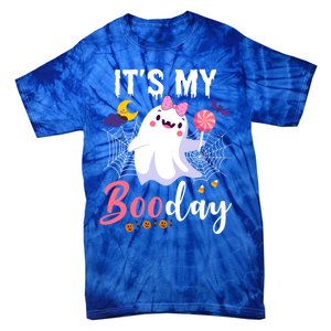 Funny Ghost Pink Bow Its My Boo Day Cute Birthday Halloween Cute Gift Tie-Dye T-Shirt