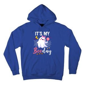 Funny Ghost Pink Bow Its My Boo Day Cute Birthday Halloween Cute Gift Tall Hoodie