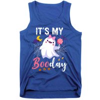 Funny Ghost Pink Bow Its My Boo Day Cute Birthday Halloween Cute Gift Tank Top