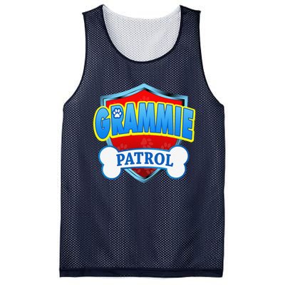 Funny Grammie Patrol Dog Mom, Dad For Women Mesh Reversible Basketball Jersey Tank