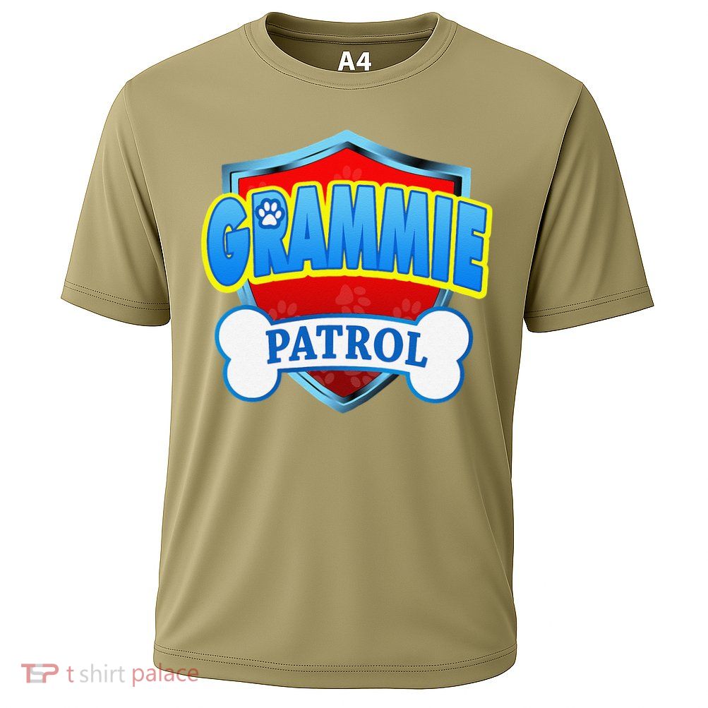 Funny Grammie Patrol Dog Mom, Dad For Women Performance Shirt