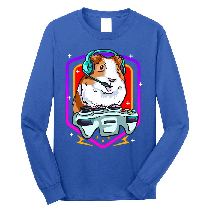 Funny Guinea Pig Gaming Gamer Hamster Furry Potato Hamsters Gift Long Sleeve Shirt