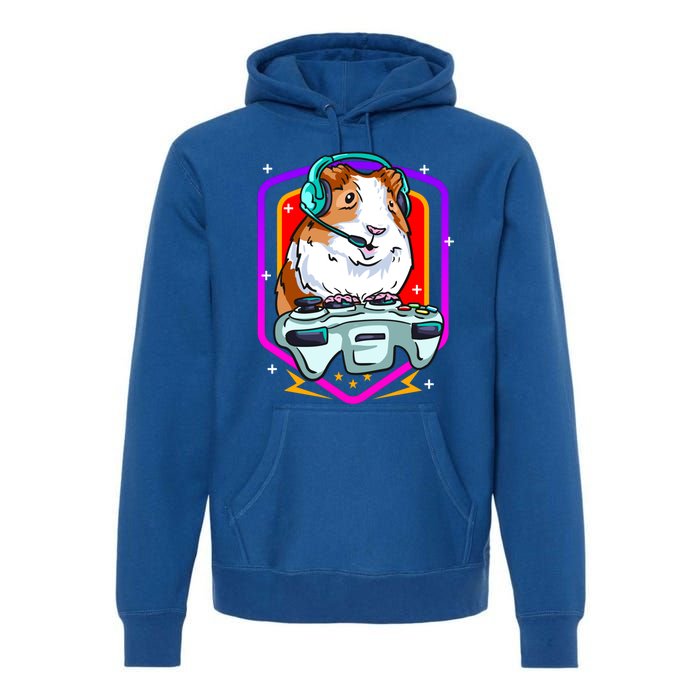 Funny Guinea Pig Gaming Gamer Hamster Furry Potato Hamsters Gift Premium Hoodie