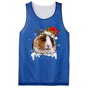 Funny Guinea Pig Reindeer Christmas Tree Light Guinea Pig Swea Mesh Reversible Basketball Jersey Tank