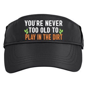 Funny Gardener Plant Gardening Men Women Adult Drive Performance Visor