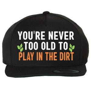 Funny Gardener Plant Gardening Men Women Wool Snapback Cap