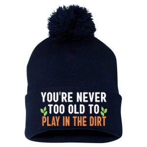 Funny Gardener Plant Gardening Men Women Pom Pom 12in Knit Beanie