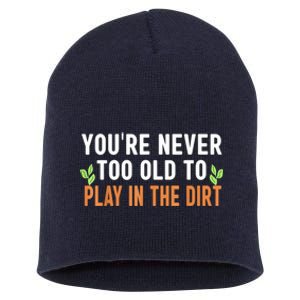 Funny Gardener Plant Gardening Men Women Short Acrylic Beanie