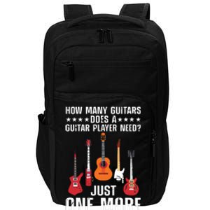 Funny Guitar Player Art For Men Women Guitarist Guitar Lover Impact Tech Backpack