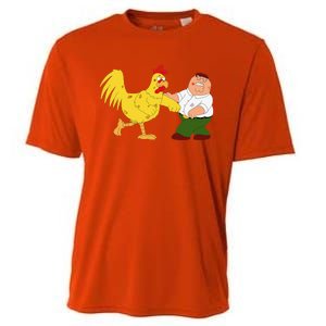 Family G.u.y Peter & Chicken Fighting Cooling Performance Crew T-Shirt