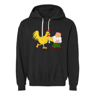 Family G.u.y Peter & Chicken Fighting Garment-Dyed Fleece Hoodie