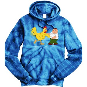 Family G.u.y Peter & Chicken Fighting Tie Dye Hoodie