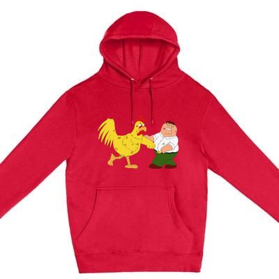 Family G.u.y Peter & Chicken Fighting Premium Pullover Hoodie