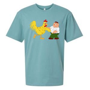 Family G.u.y Peter & Chicken Fighting Sueded Cloud Jersey T-Shirt