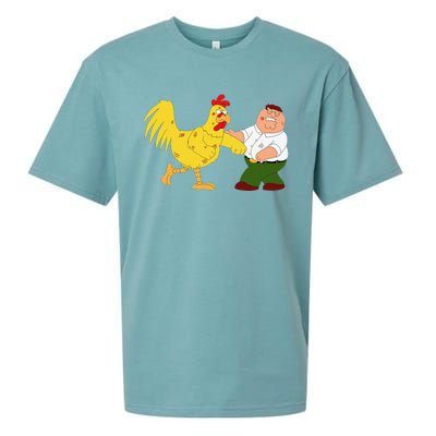 Family G.u.y Peter & Chicken Fighting Sueded Cloud Jersey T-Shirt