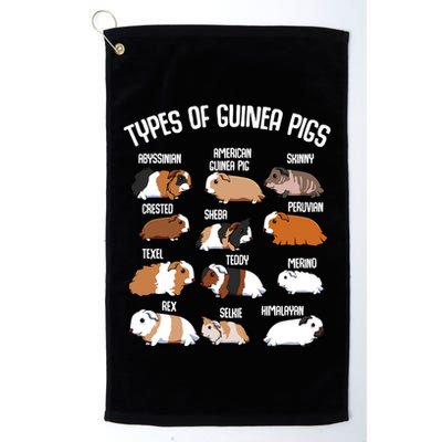 Funny Guinea Pigs Household Pet Animal Rodent Fluffy Cute Golf Towel
