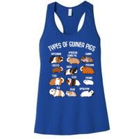 Funny Guinea Pigs Household Pet Animal Rodent Fluffy Cute Women's Racerback Tank