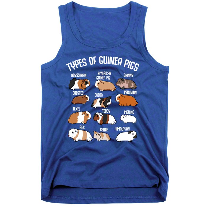 Funny Guinea Pigs Household Pet Animal Rodent Fluffy Cute Tank Top