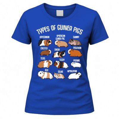 Funny Guinea Pigs Household Pet Animal Rodent Fluffy Cute Women's T-Shirt