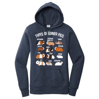 Funny Guinea Pigs Household Pet Animal Rodent Fluffy Cute Women's Pullover Hoodie