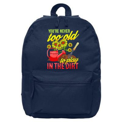 Funny Gardening Plants Gardener Gift 16 in Basic Backpack