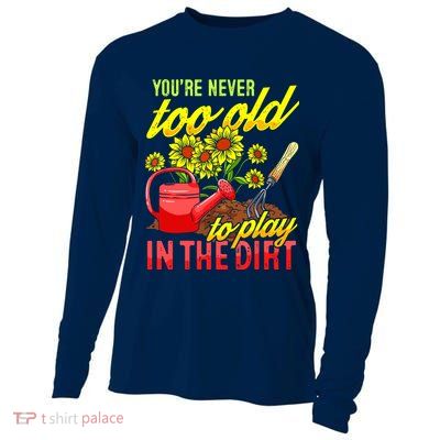Funny Gardening Plants Gardener Gift Cooling Performance Long Sleeve Crew